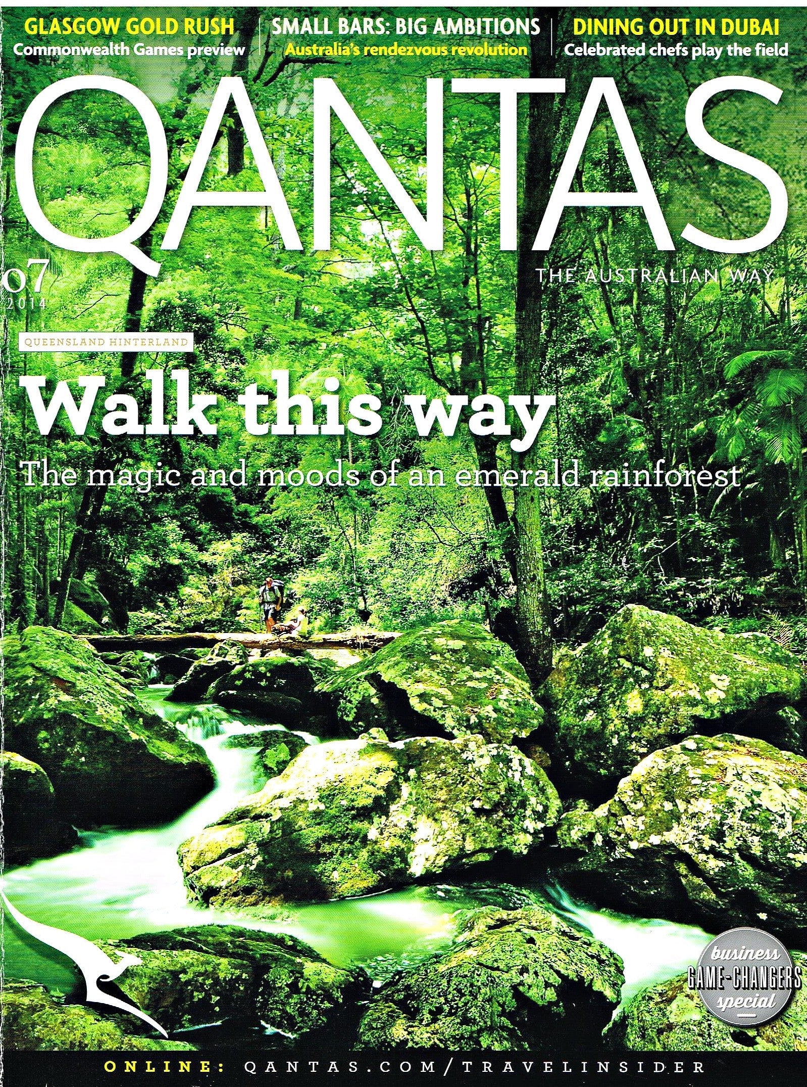 Dello Mano Featured in Qantas Magazine - Dello Mano