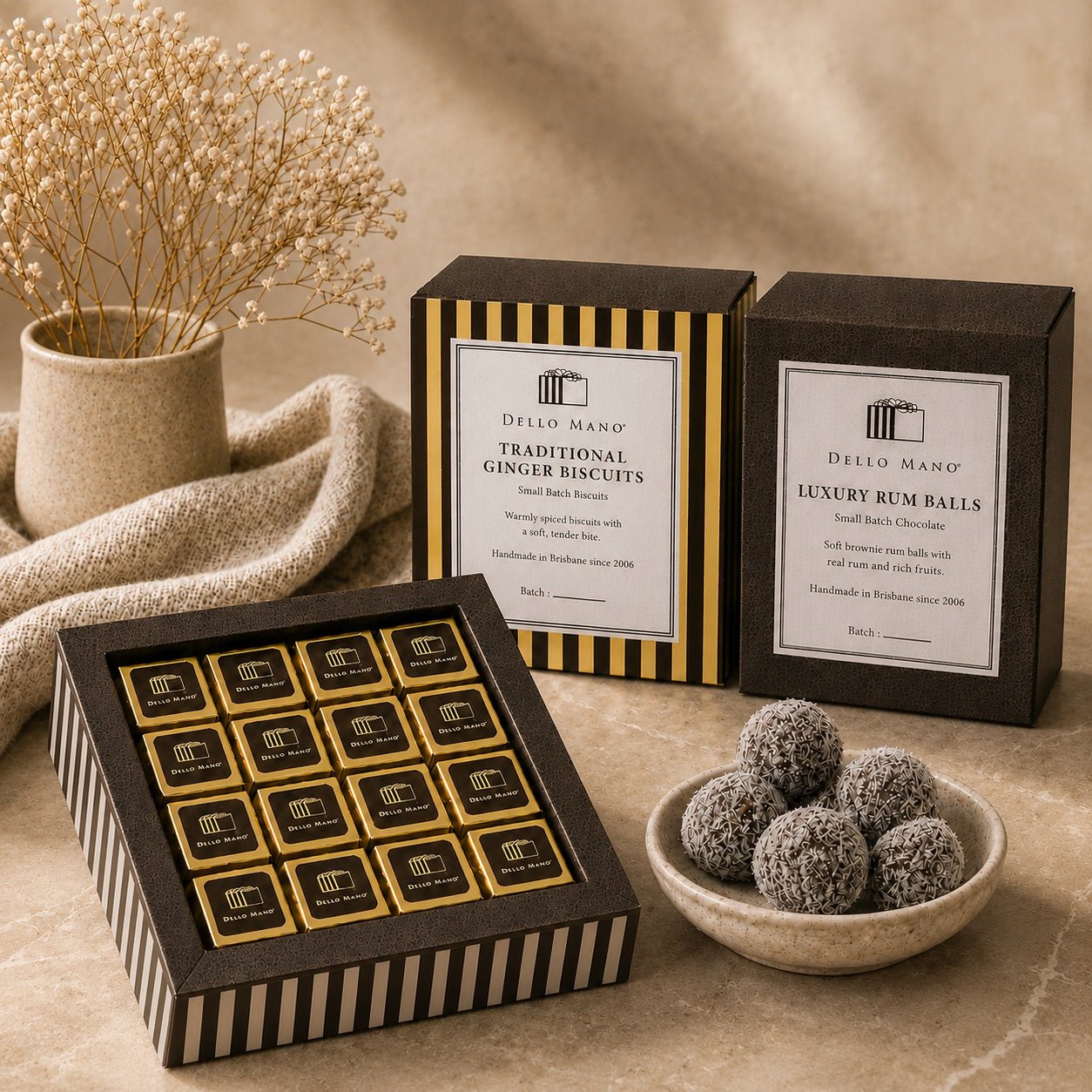 Airlie Hamper | Handmade Luxury Treats by Dello Mano