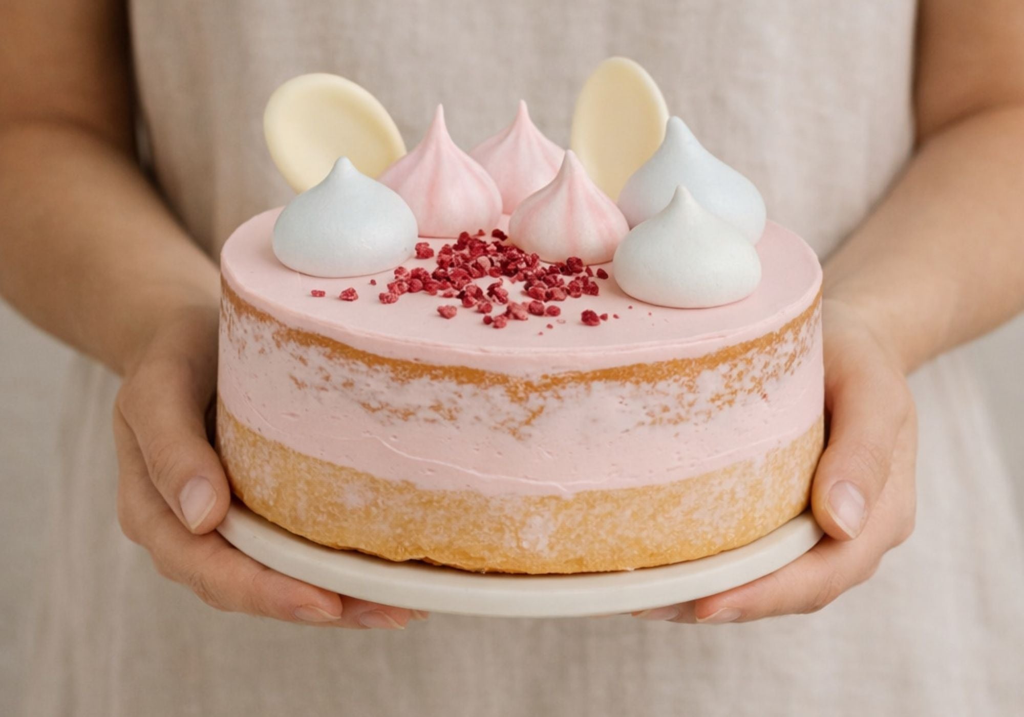 Handmade birthday cake available daily at Dello Mano Wintergarden store in Brisbane CBD.