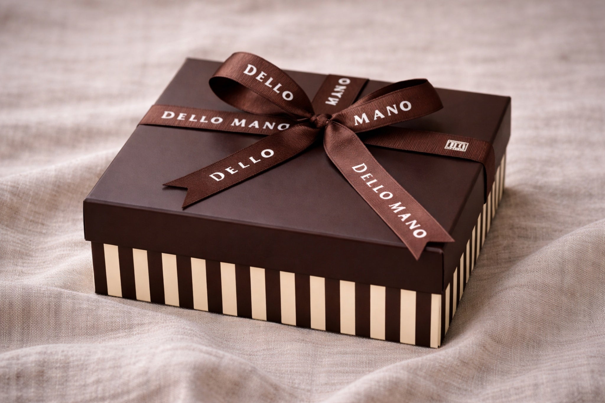 chocolate gift box Australia handmade brownie gift box with ribbon luxury packaging