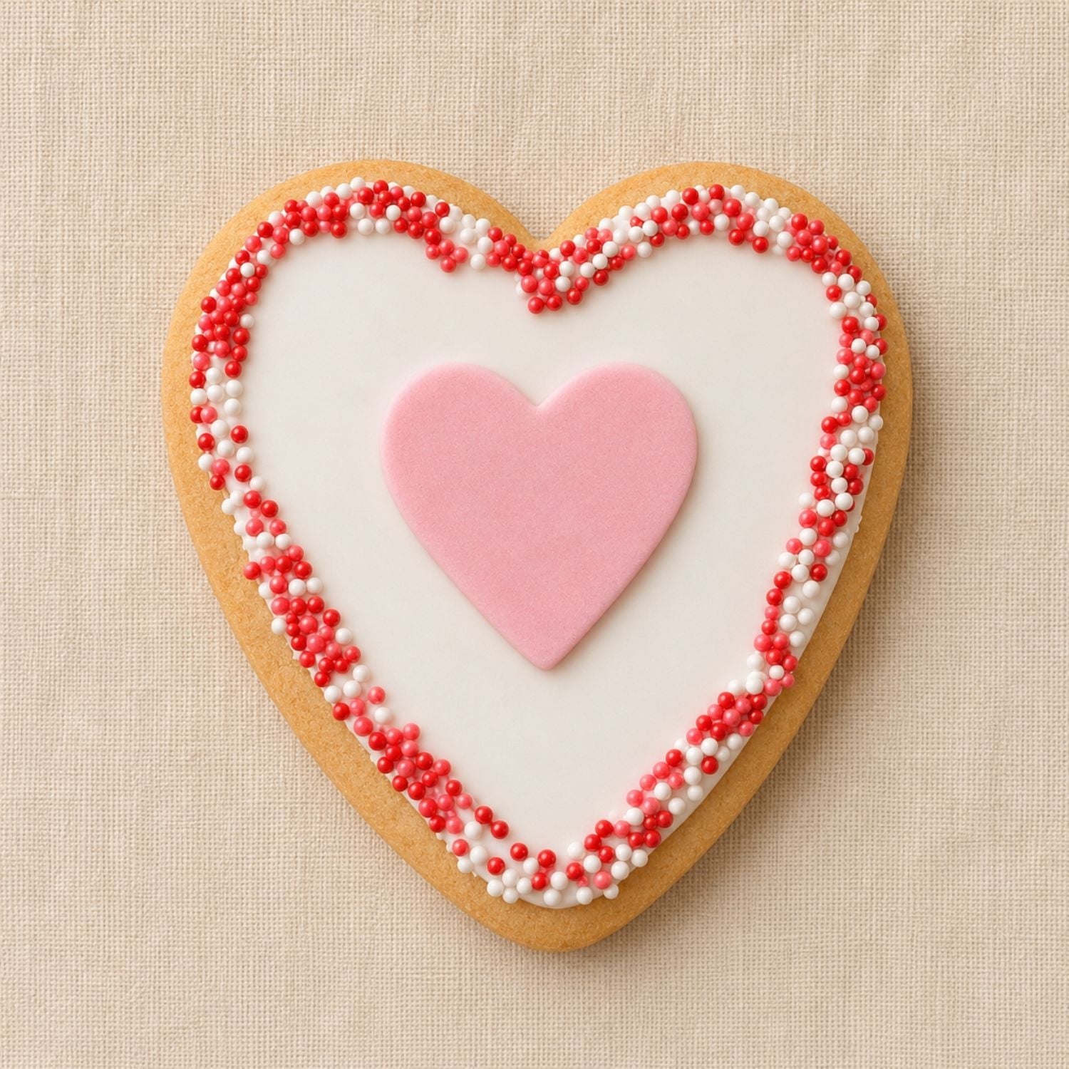 Classic Heart Cookie | Handmade Luxury Treats by Dello Mano