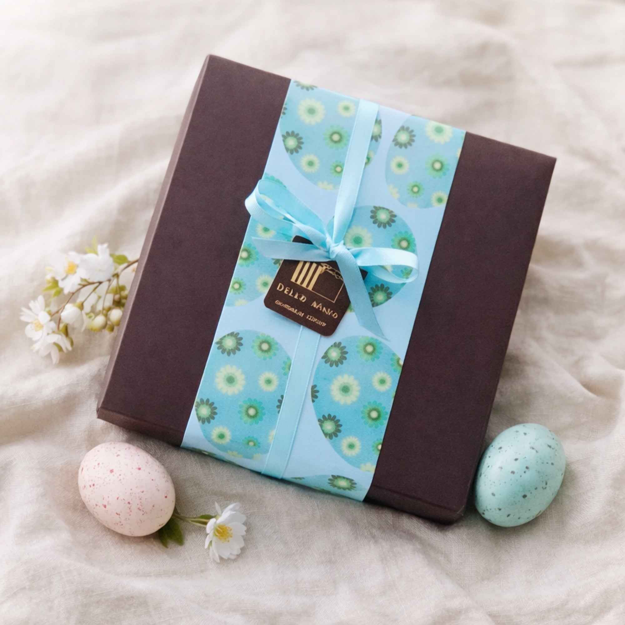 Easter Brownie Gift Box – Classic Luxury Brownies | Handmade Luxury Treats by Dello Mano