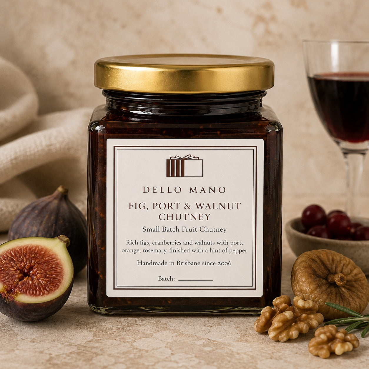 Fig, Port & Walnut Chutney