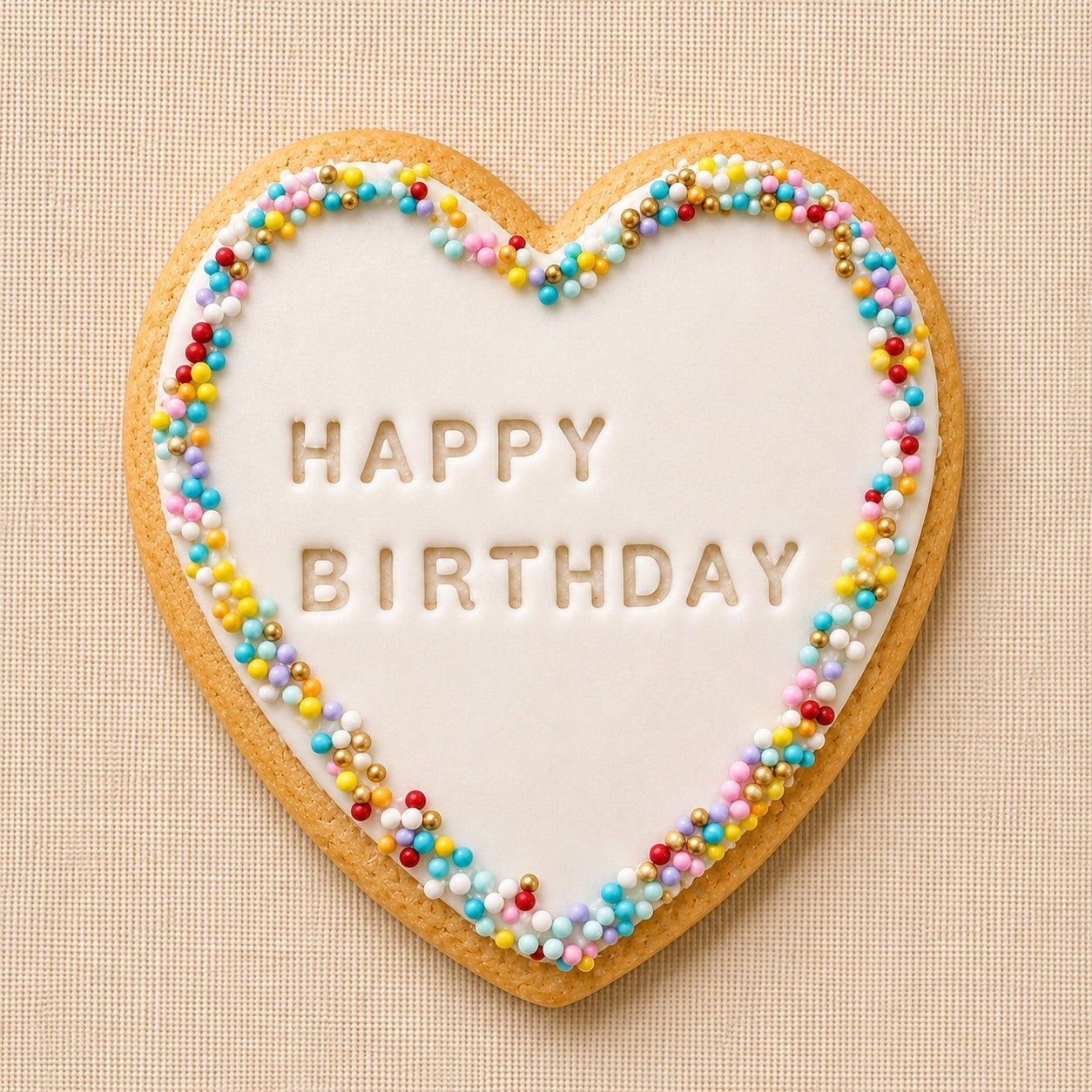 Happy Birthday Cookie | Handmade Luxury Treats by Dello Mano