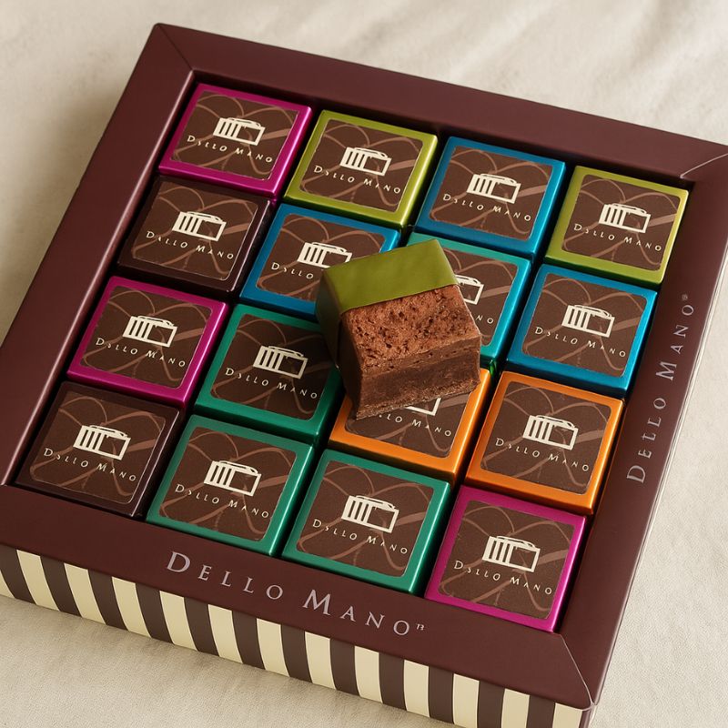 Mixed Luxury Brownie Gift Box – Handmade in Australia | Handmade Luxury Treats by Dello Mano