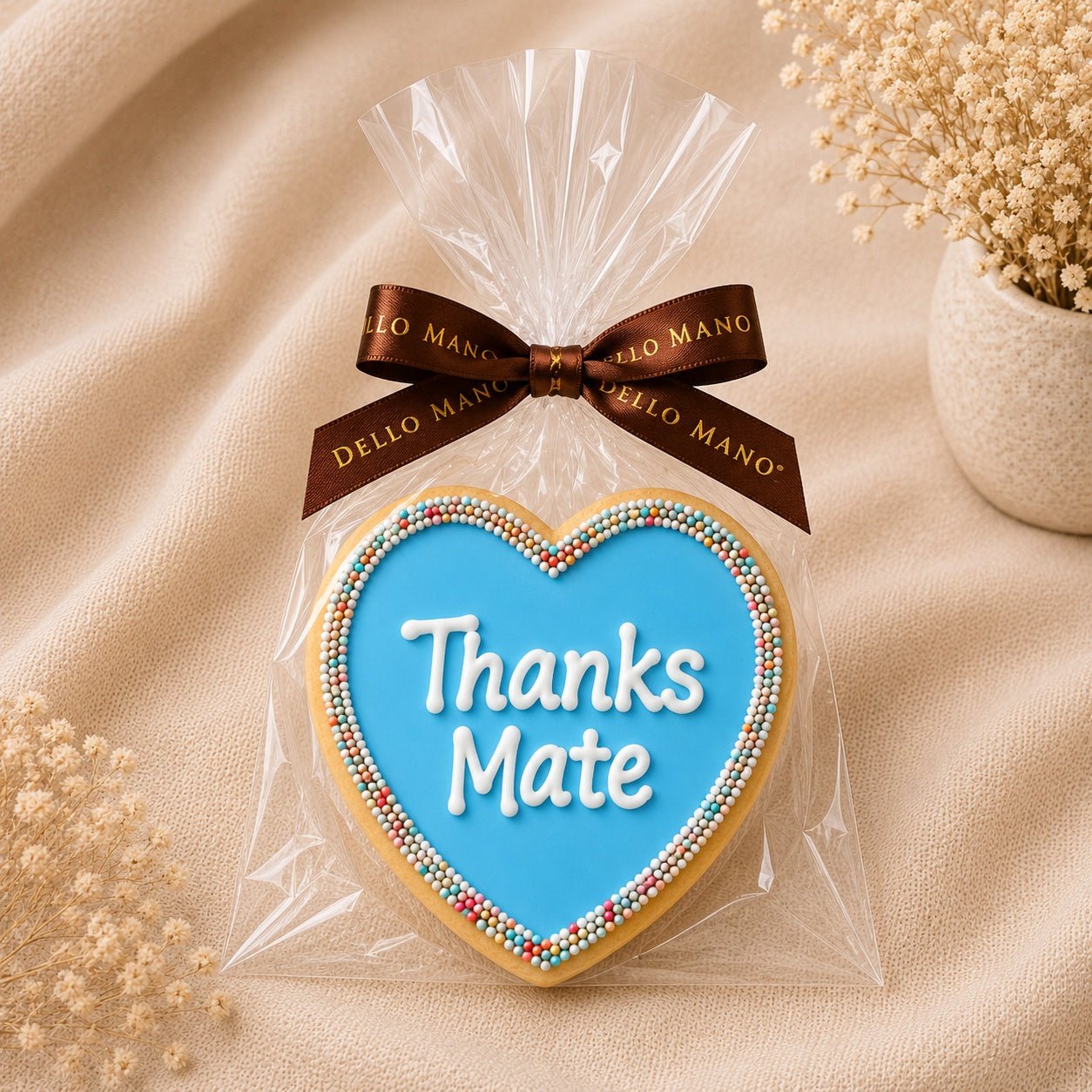 Thanks Mate Cookie | Handmade Luxury Treats by Dello Mano