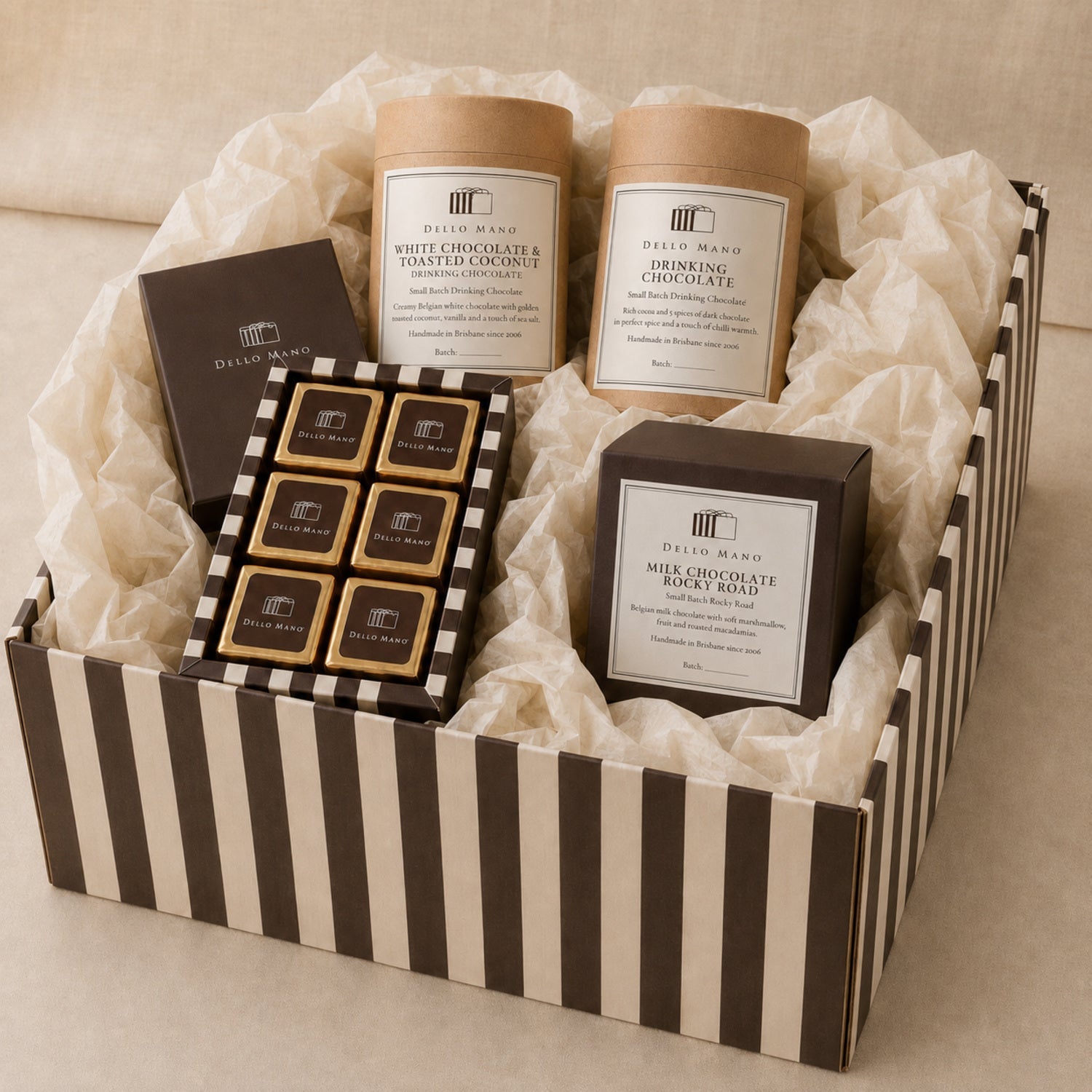 The Chocolate Moments Hamper | Handmade Luxury Treats by Dello Mano