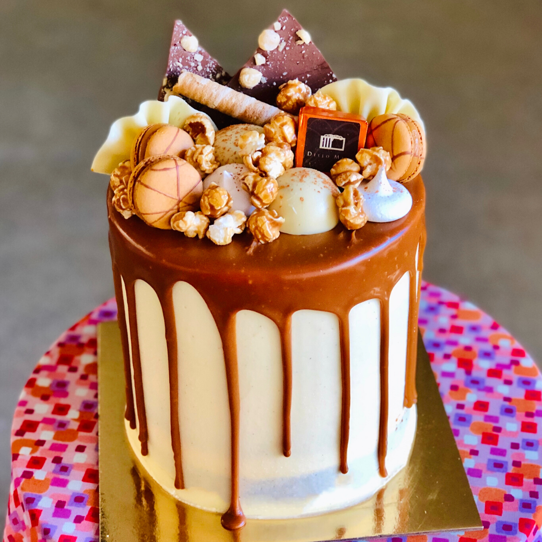 Caramel Celebration Drip Cake