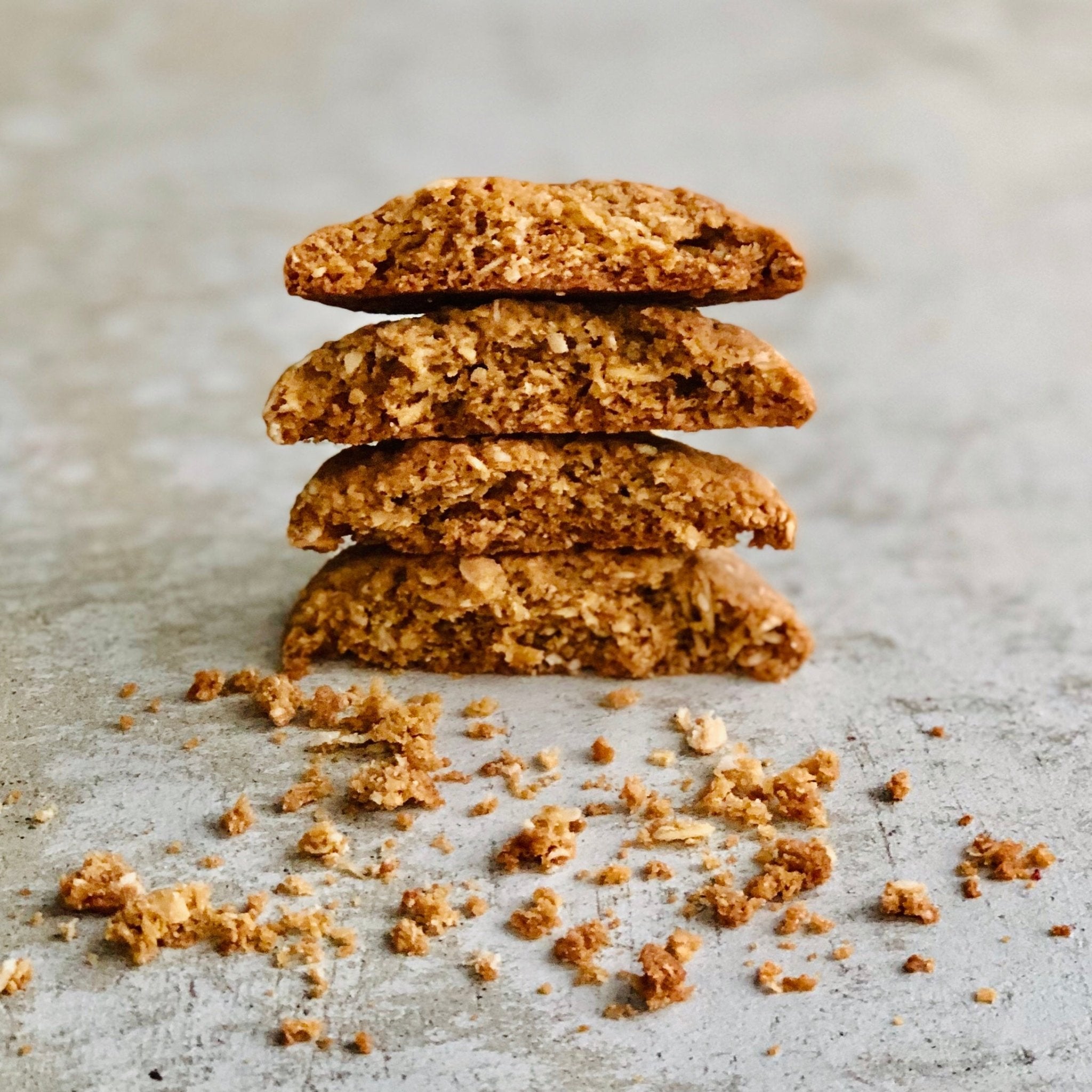 Caramalised Oat & Coconut Cookies | Handmade Luxury Treats by Dello Mano