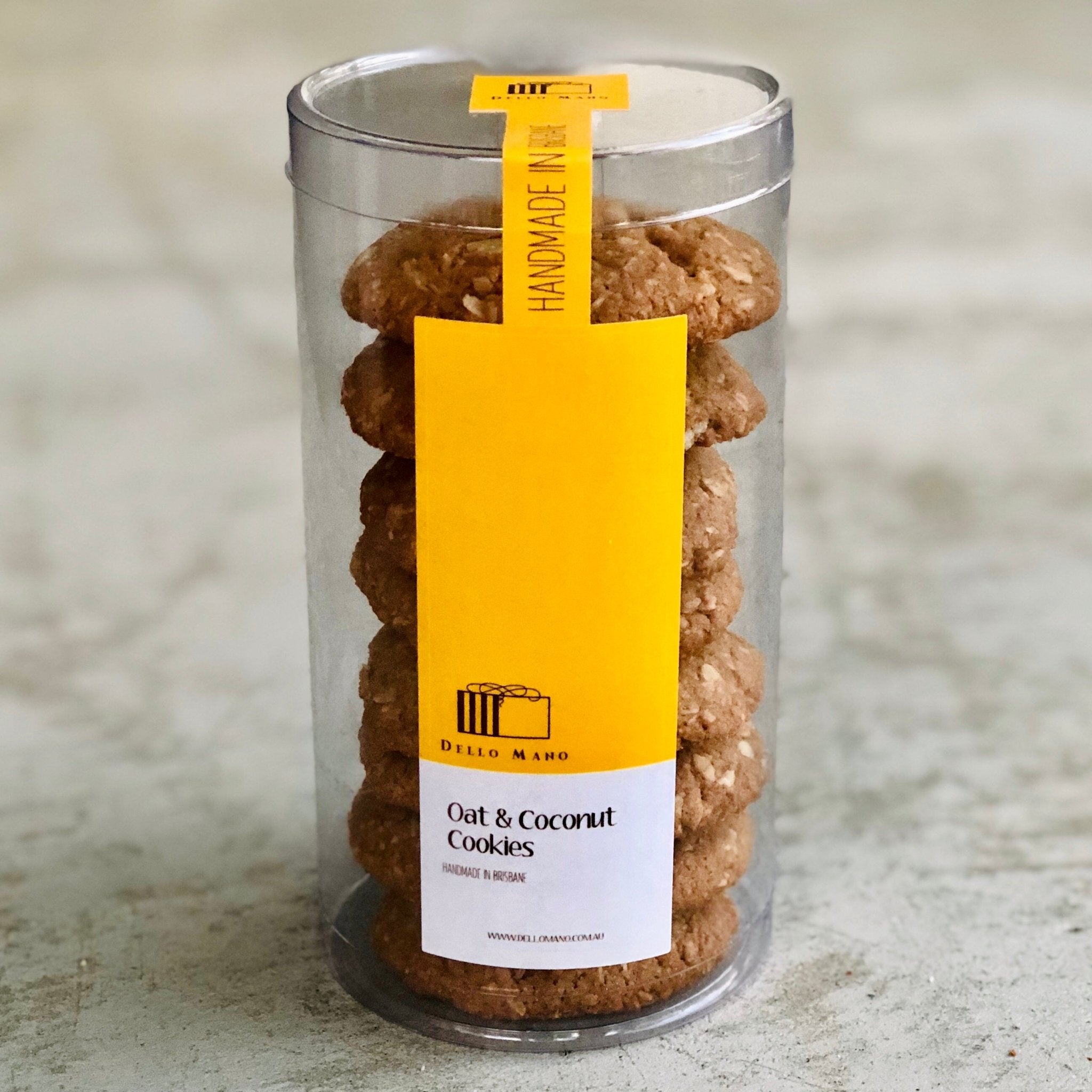 Caramalised Oat & Coconut Cookies | Handmade Luxury Treats by Dello Mano