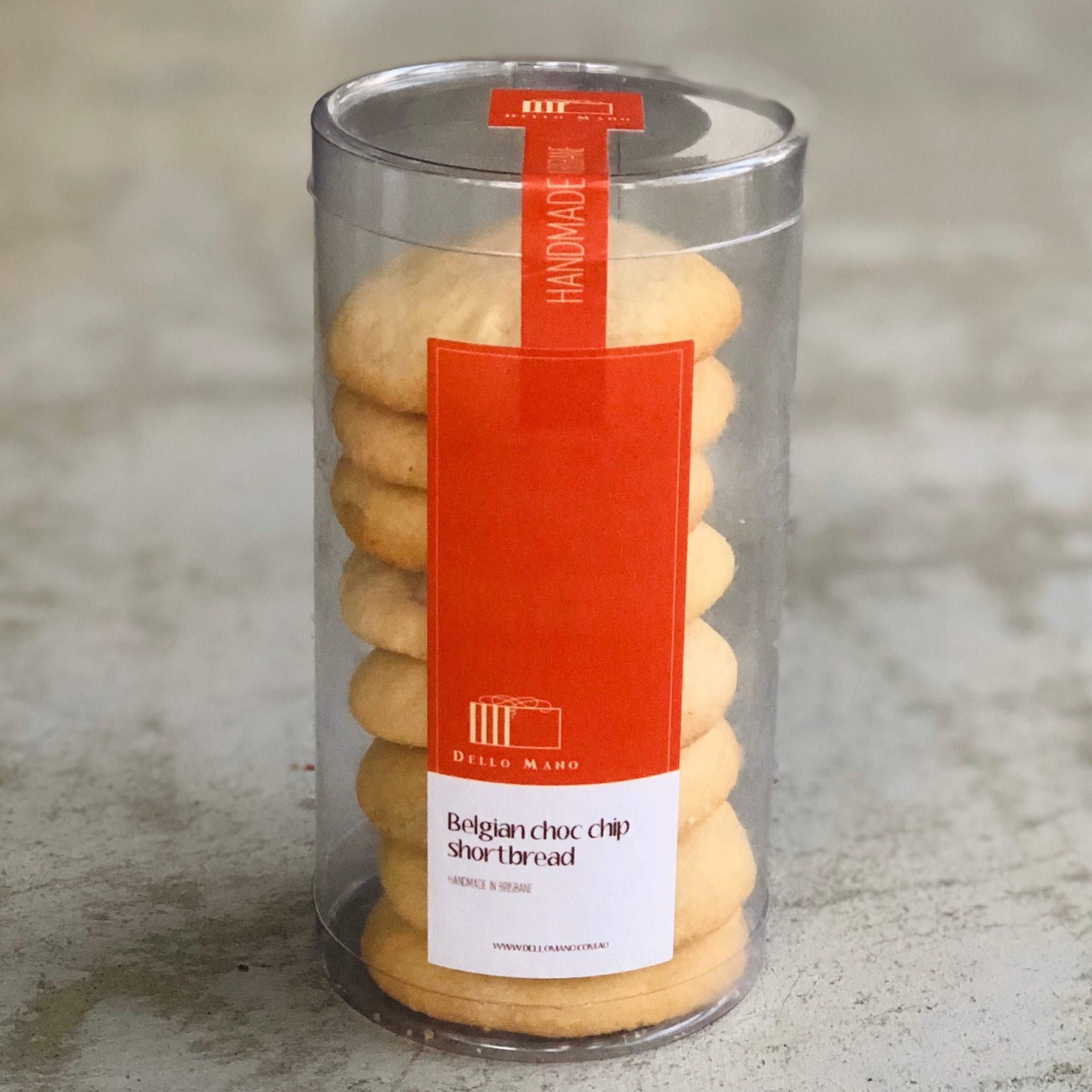 Chocolate Chip Shortbread Cookies | Handmade Luxury Treats by Dello Mano