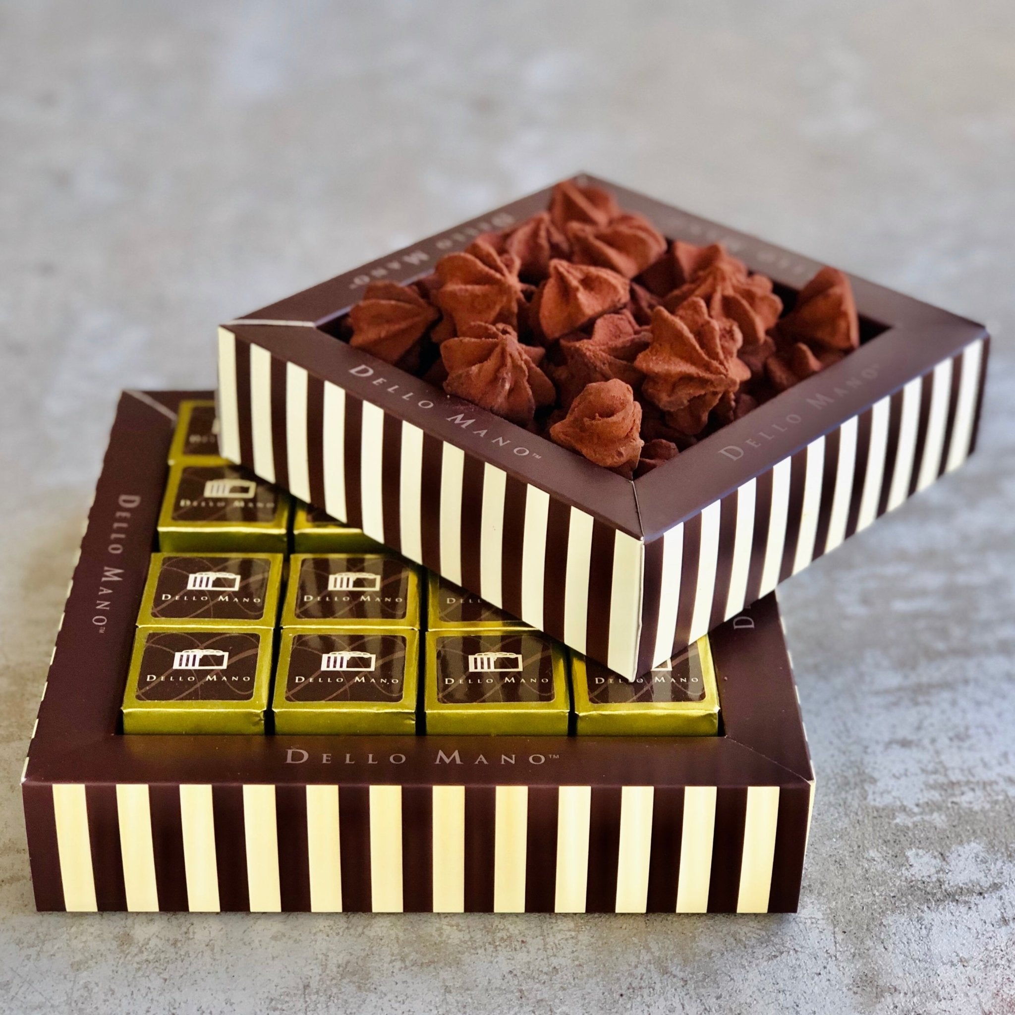Chocolate Lover’s Gift Box – Brownies & Belgian Truffles, Handmade in Australia | Handmade Luxury Treats by Dello Mano