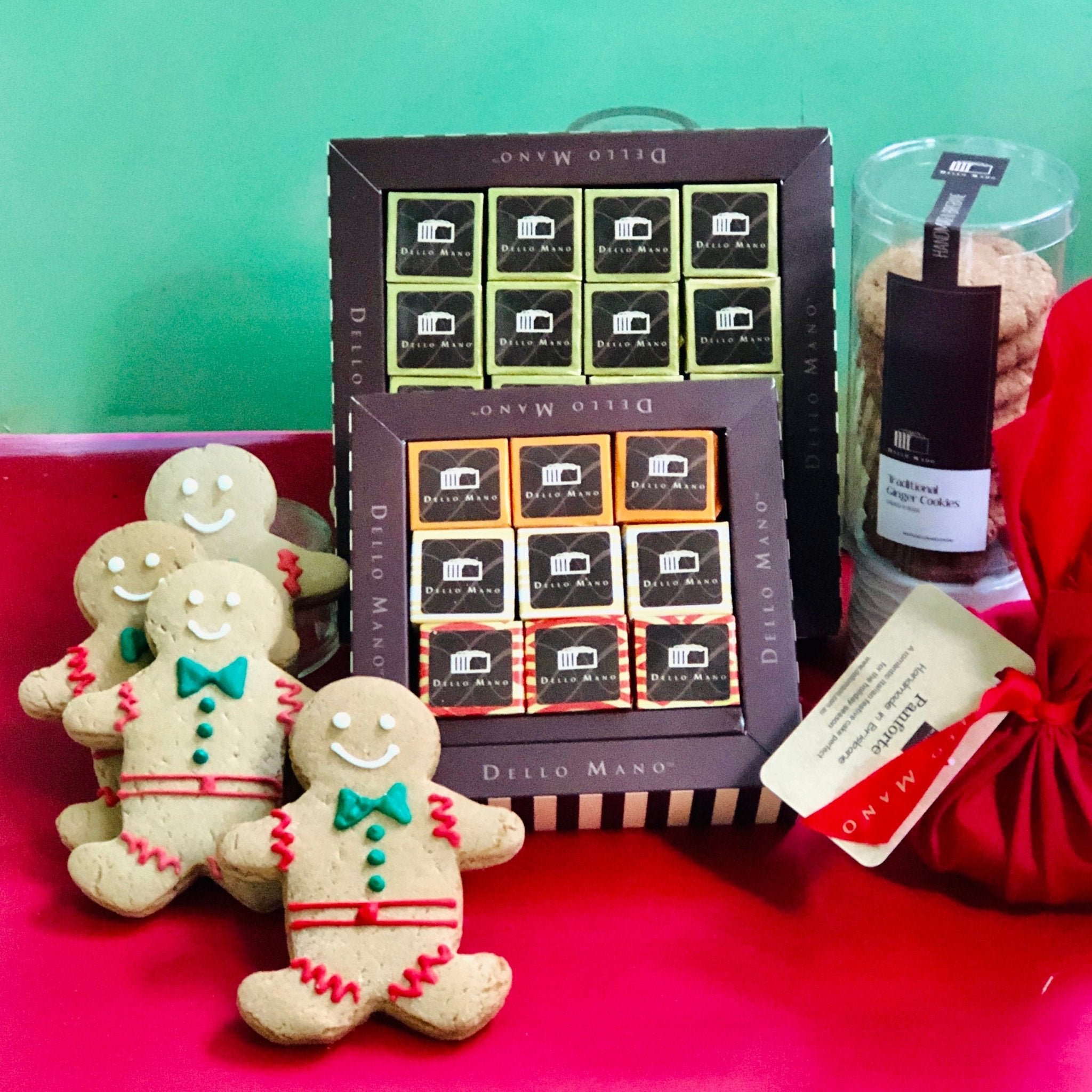 Gourmet Santa Sleigh Hamper | Handmade Luxury Treats by Dello Mano