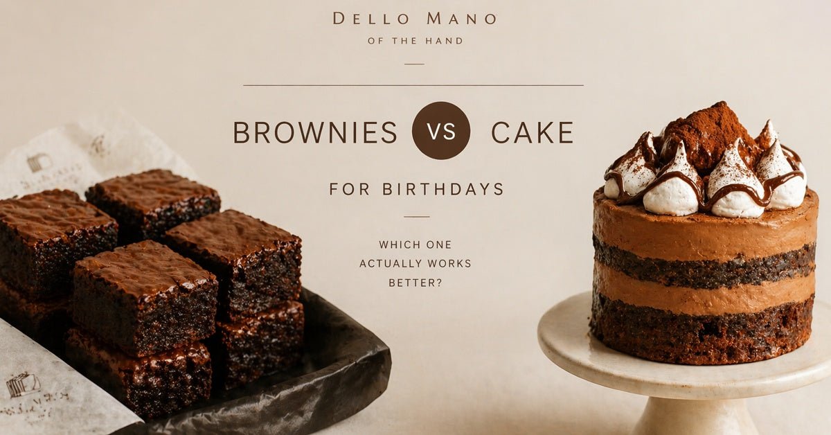 Brownies vs Cake for Birthdays: Which One Actually Works Better? - Dello Mano