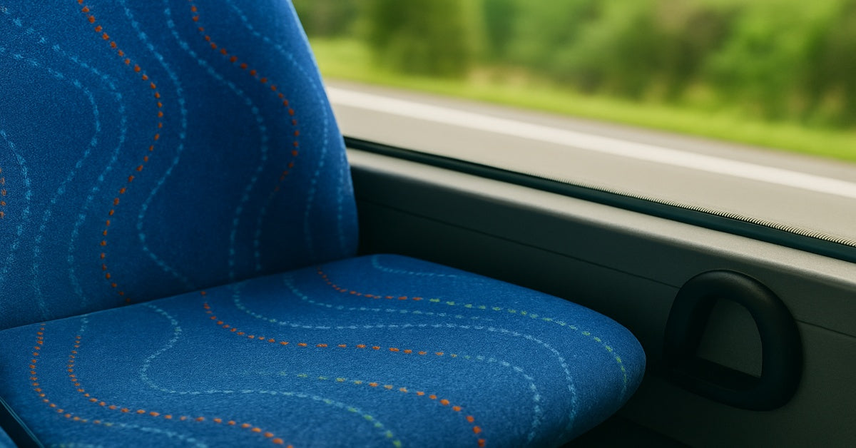 A long distance bus seat 