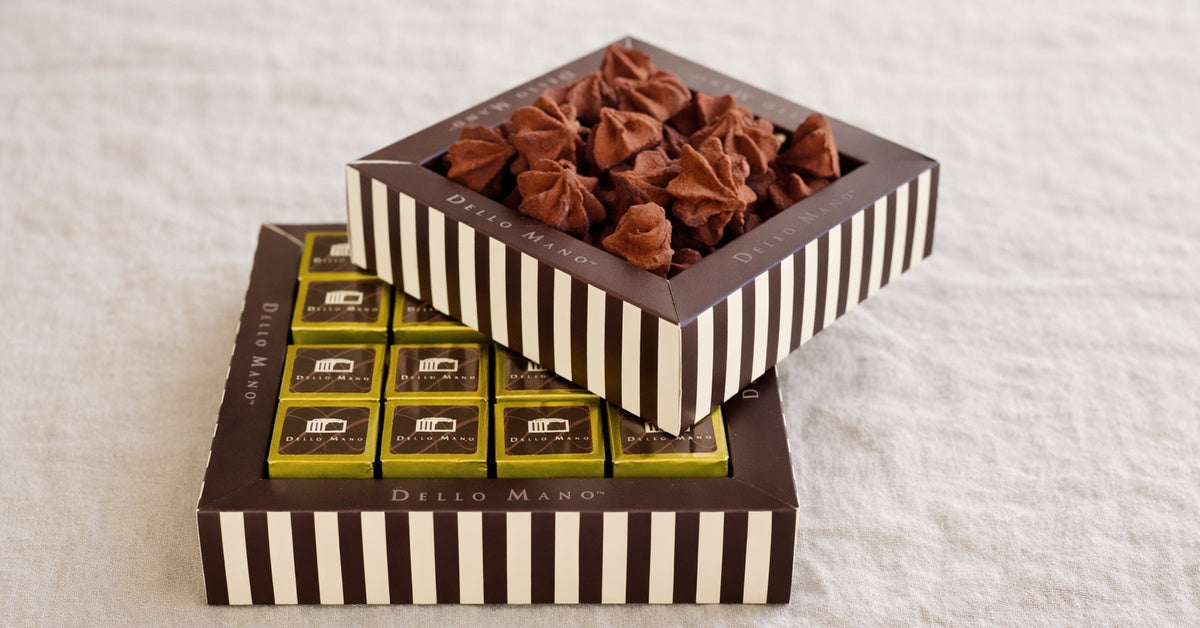 corporate hampers Australia luxury chocolate brownies gift box premium handmade Dello Mano