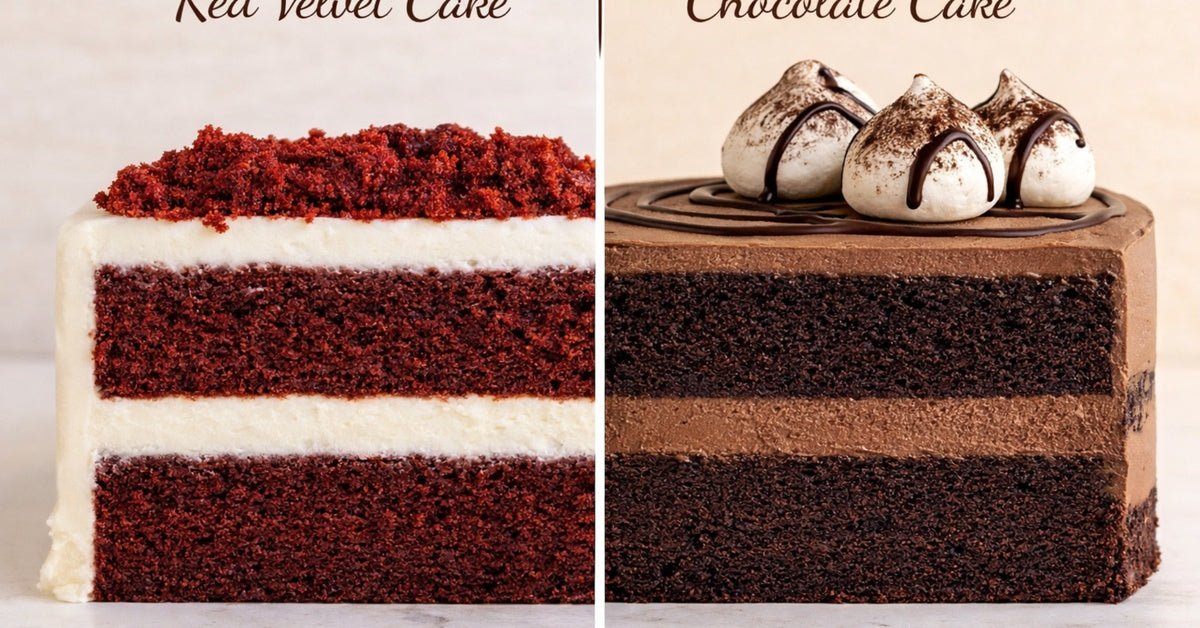 Discover the Key Differences Between Red Velvet Cake and Chocolate Cake - Dello Mano