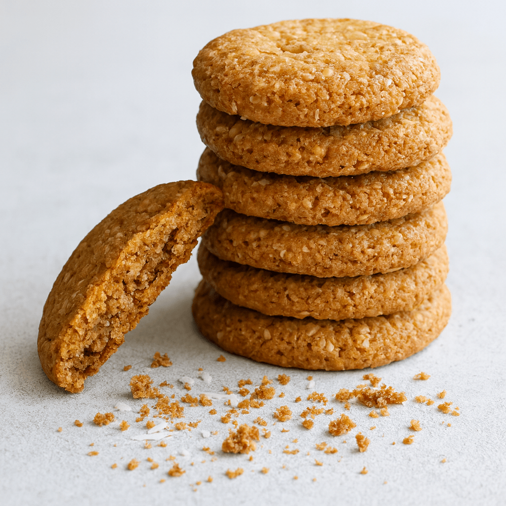 Caramalised Oat & Coconut Cookies | Handmade Luxury Treats by Dello Mano