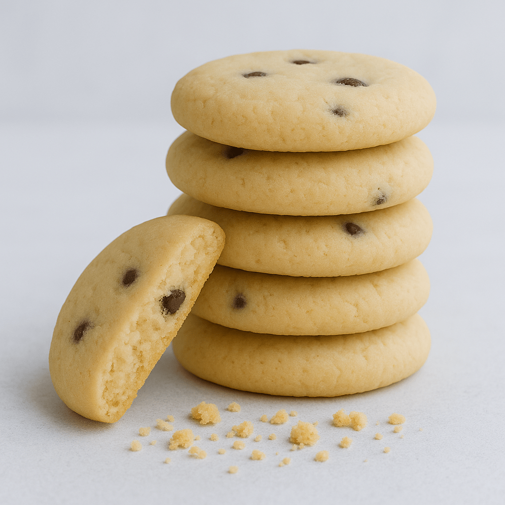 Chocolate Chip Shortbread Cookies | Handmade Luxury Treats by Dello Mano
