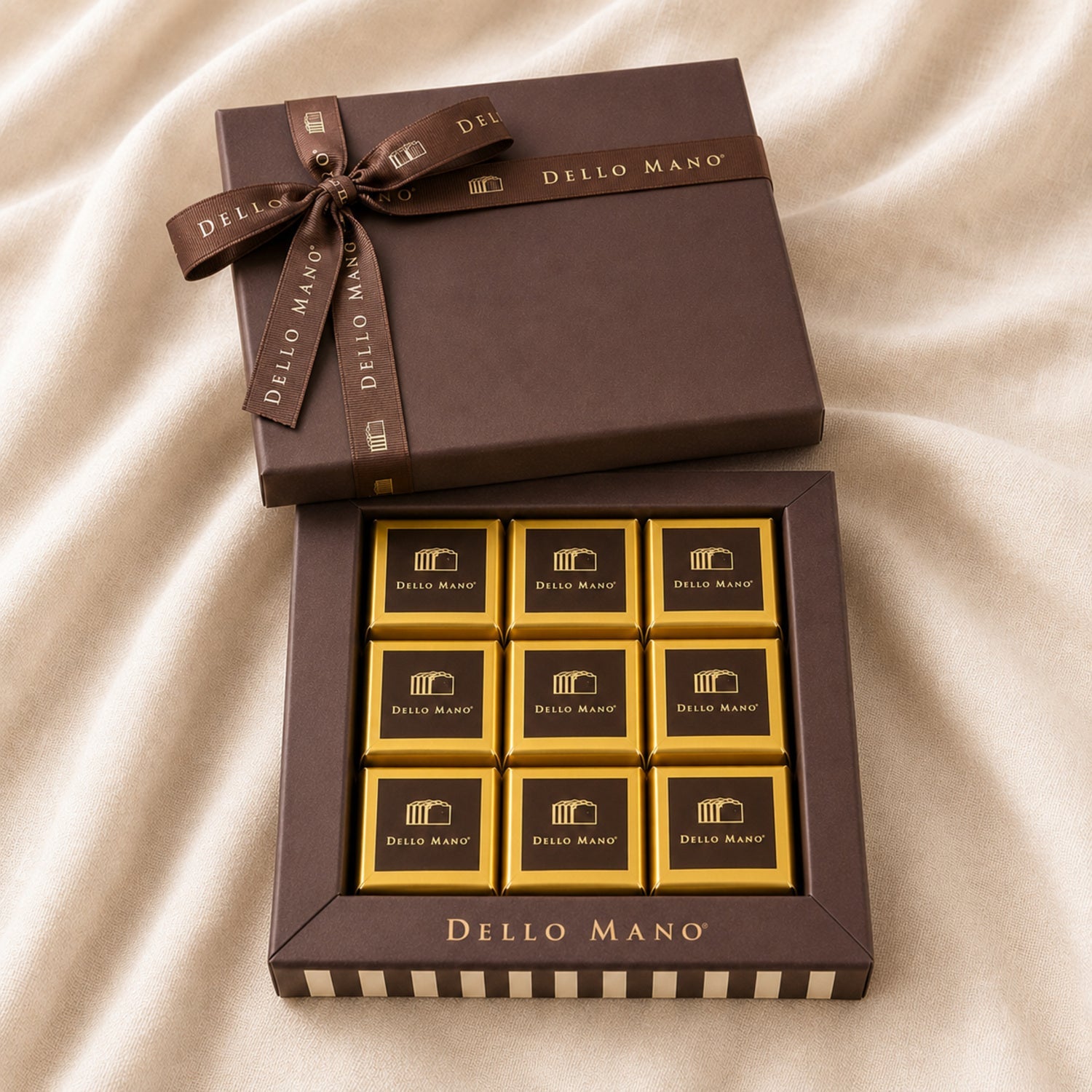 Chocolate Gift Box of Luxury Brownie – Signature Classic | Handmade Luxury Treats by Dello Mano