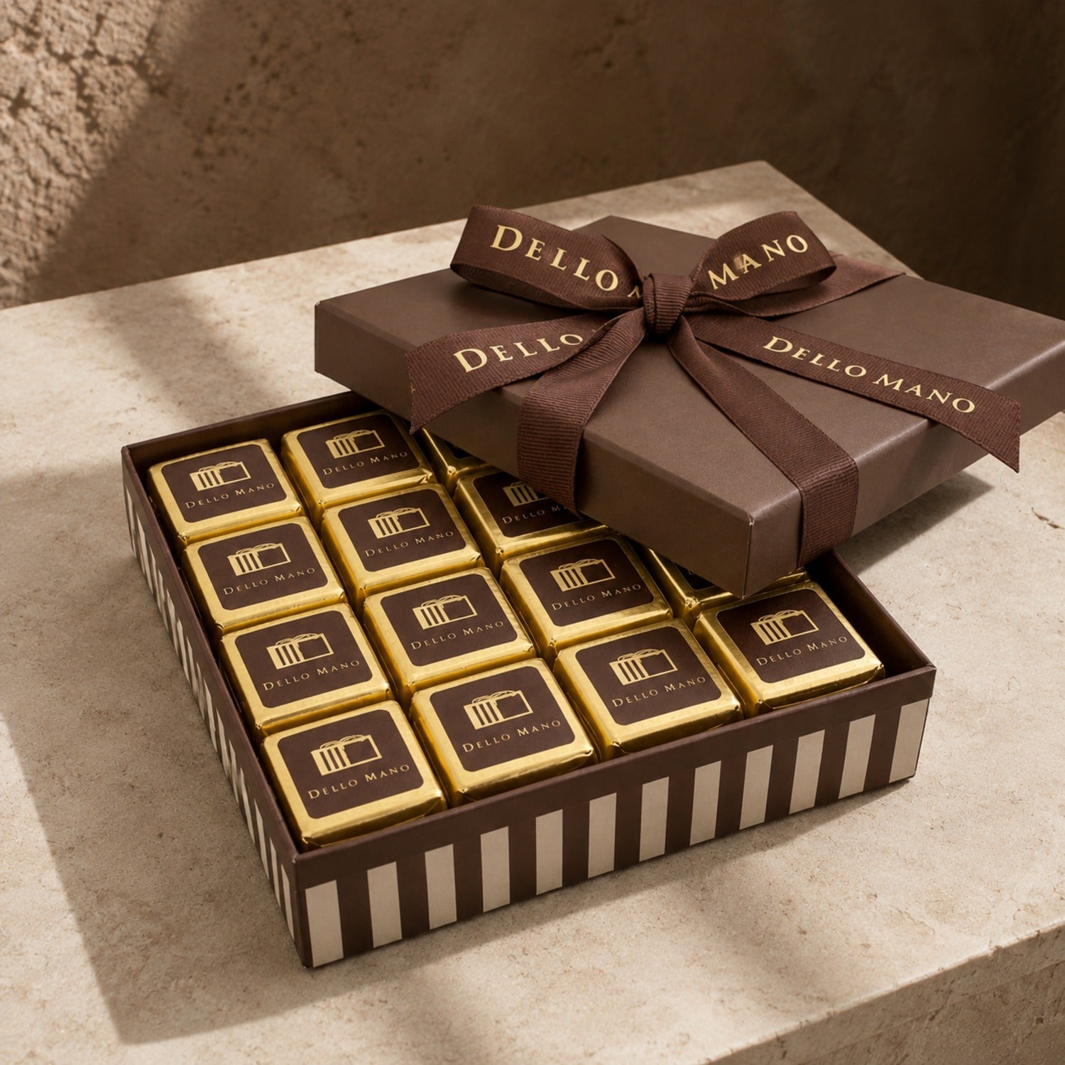 Chocolate Gift Box of Luxury Brownie – Signature Classic | Handmade Luxury Treats by Dello Mano