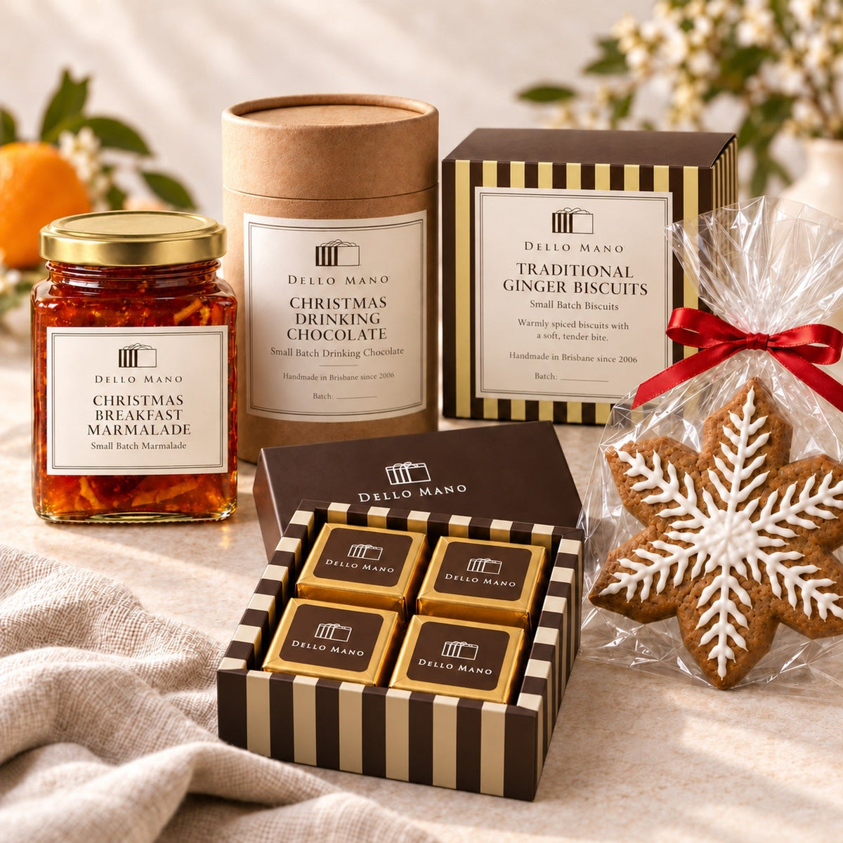 Christmas Morning Hamper | Handmade Luxury Treats by Dello Mano