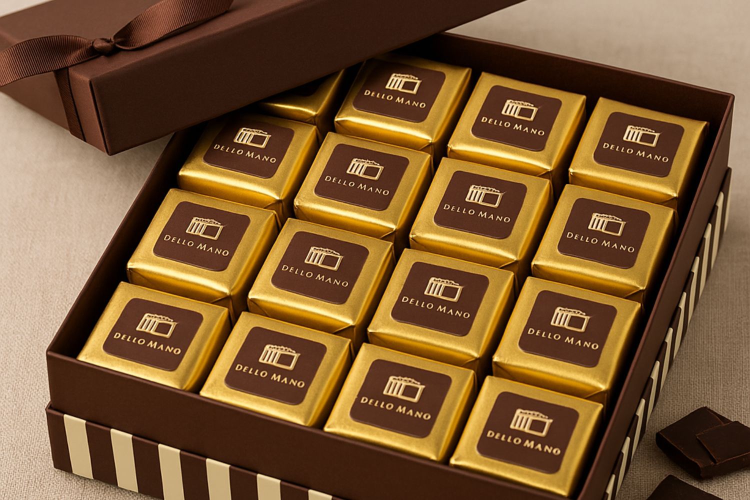 Easter Brownie Gift Box – Classic Luxury Brownies | Handmade Luxury Treats by Dello Mano