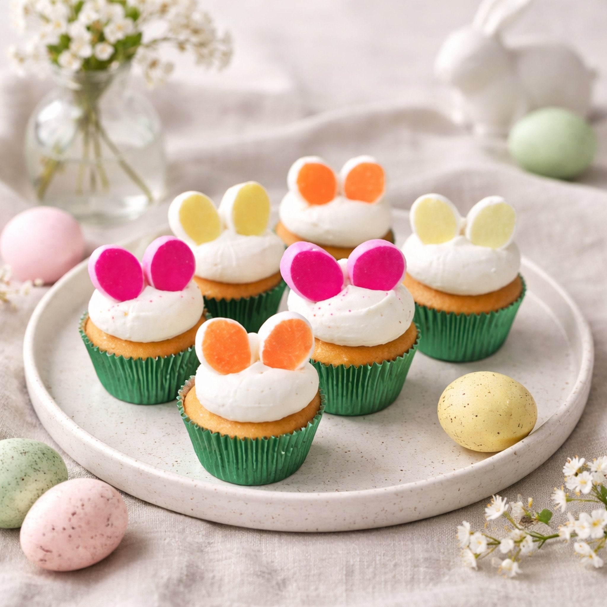 Easter Bunny Cupcakes | Handmade Luxury Treats by Dello Mano