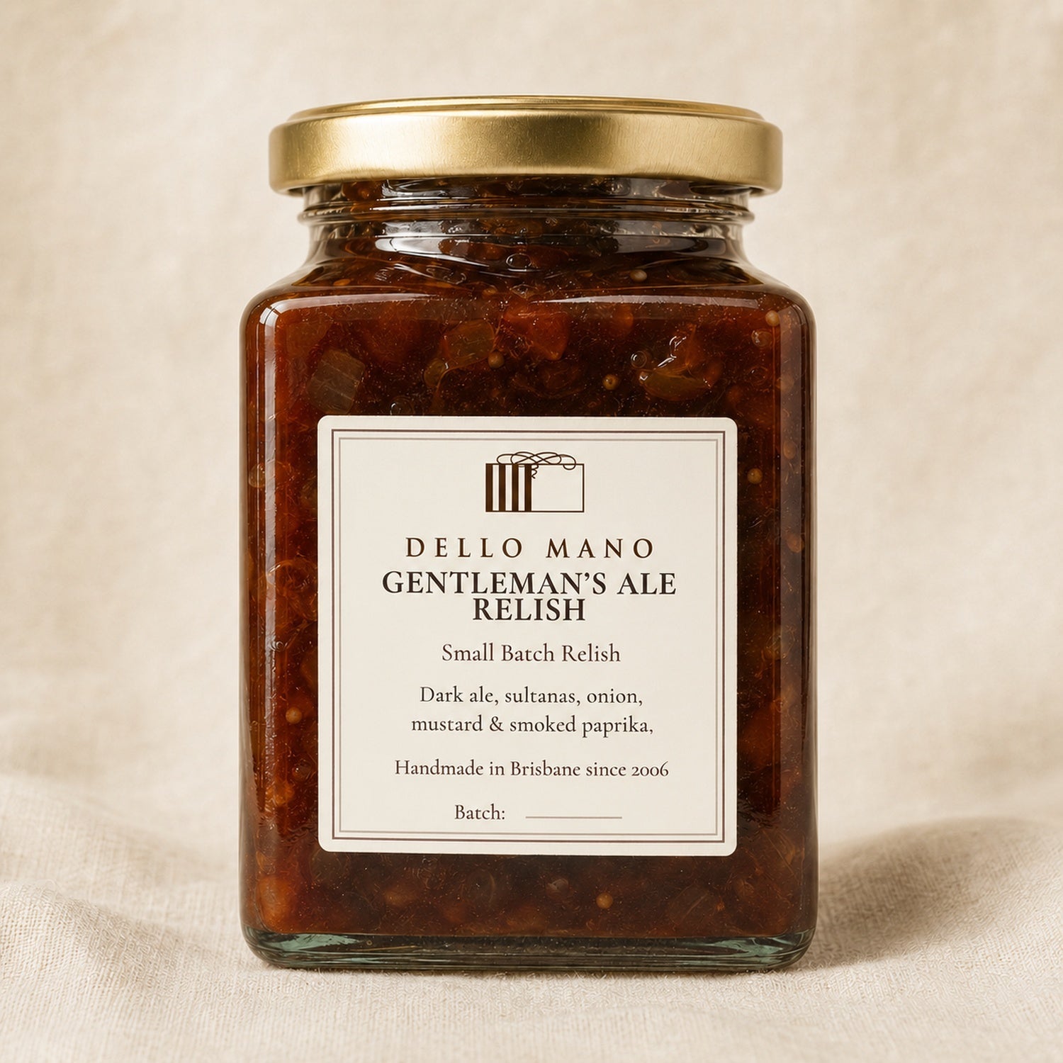 Gentleman’s Ale Relish | Handmade Luxury Treats by Dello Mano