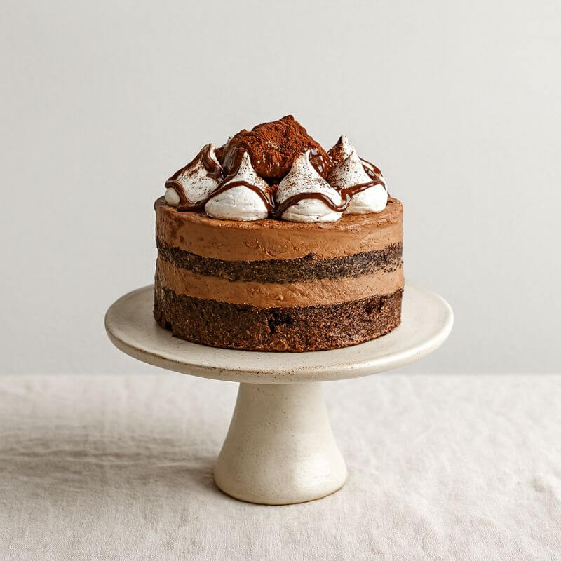 Handmade Chocolate Milkshake Mud Cake with Buttercream | Handmade Luxury Treats by Dello Mano