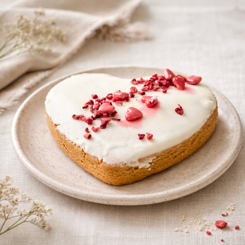 Iced Gingerbread Heart Cookie | Handmade Luxury Treats by Dello Mano