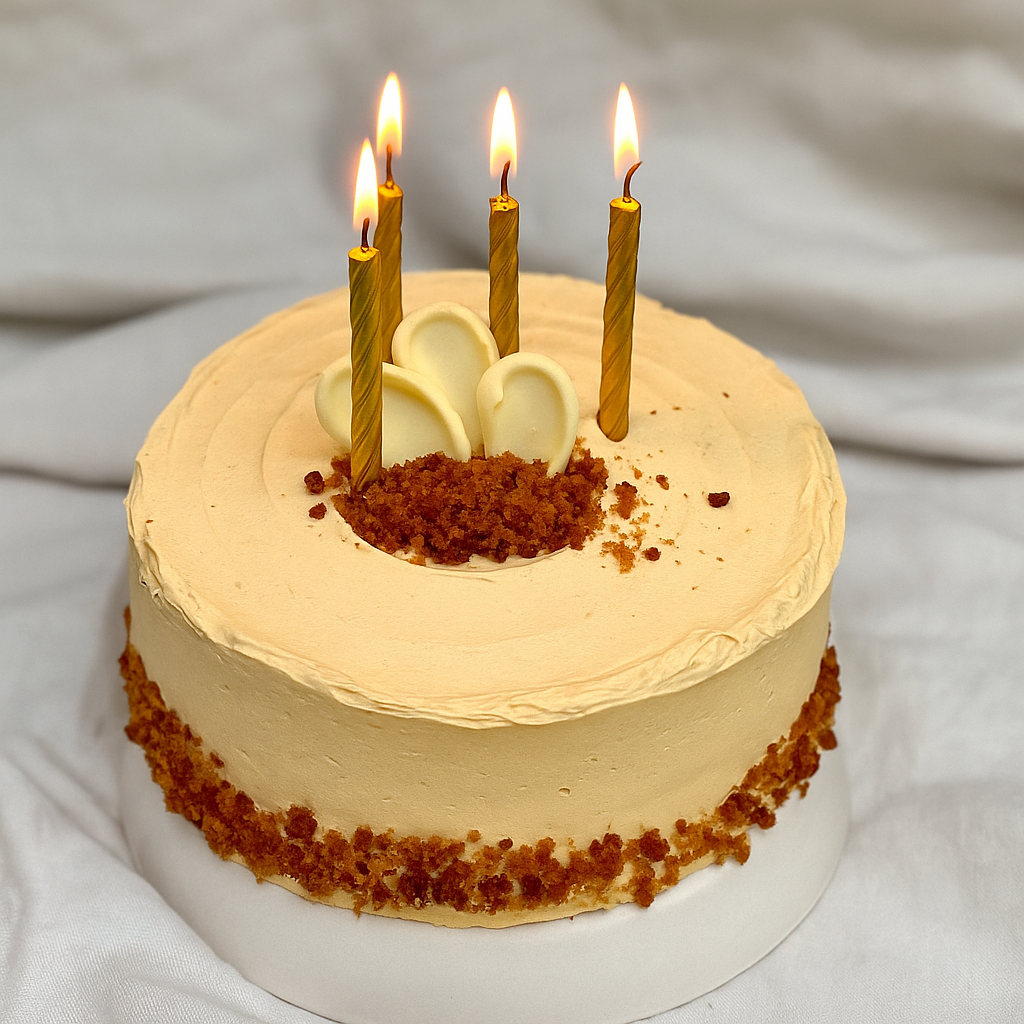 salted caramel mudcake with gold candles.png__PID:2fecb4a8-56e2-481a-96d7-2168699d86ce