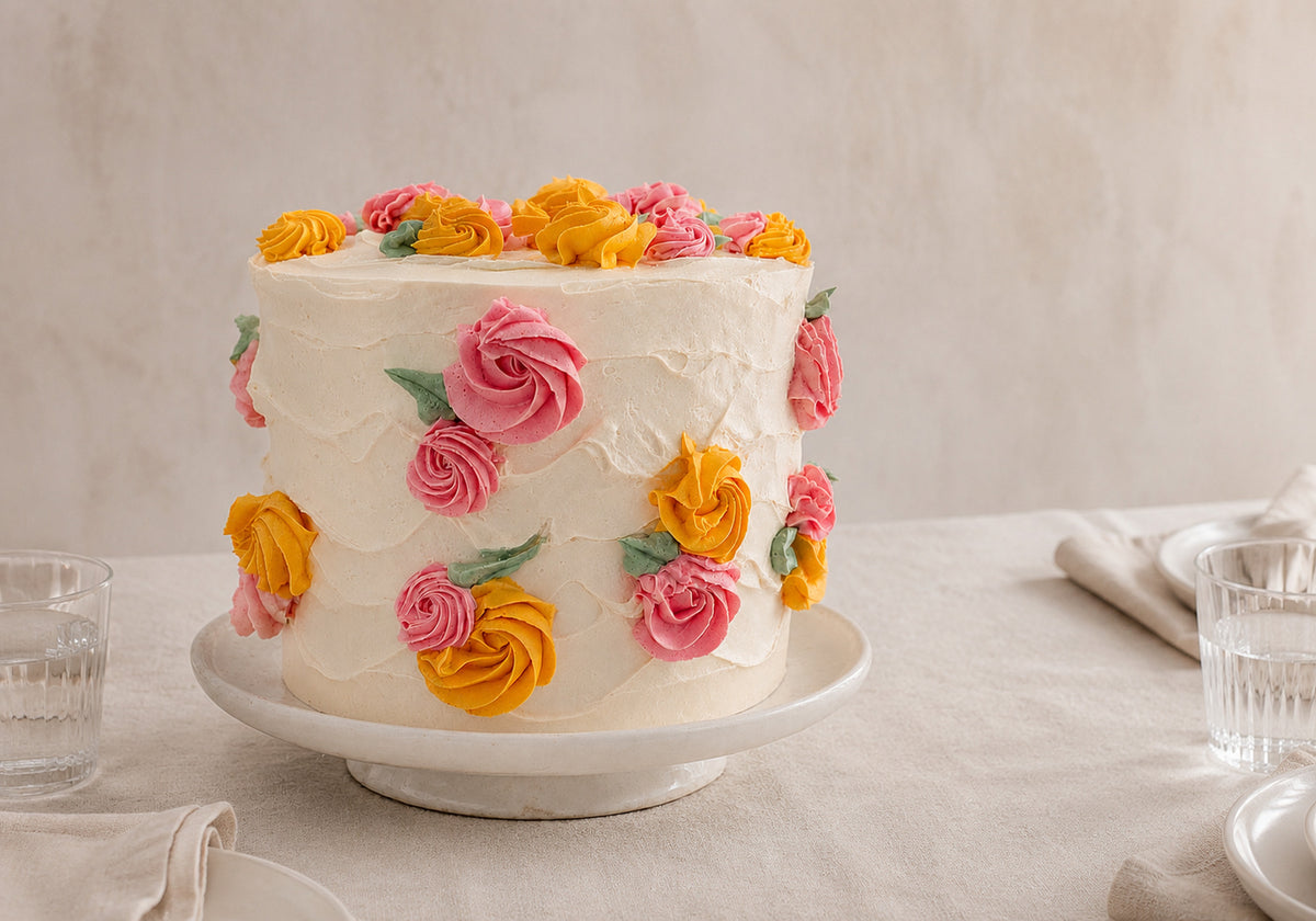 Meet Spring Bloom — a handmade celebration cake created for birthdays, gatherings and the brighter days of spring.