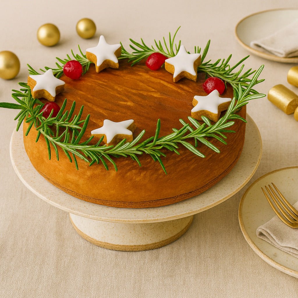 Starstruck Gingerbread Christmas Cheesecake | Handmade Luxury Treats by Dello Mano