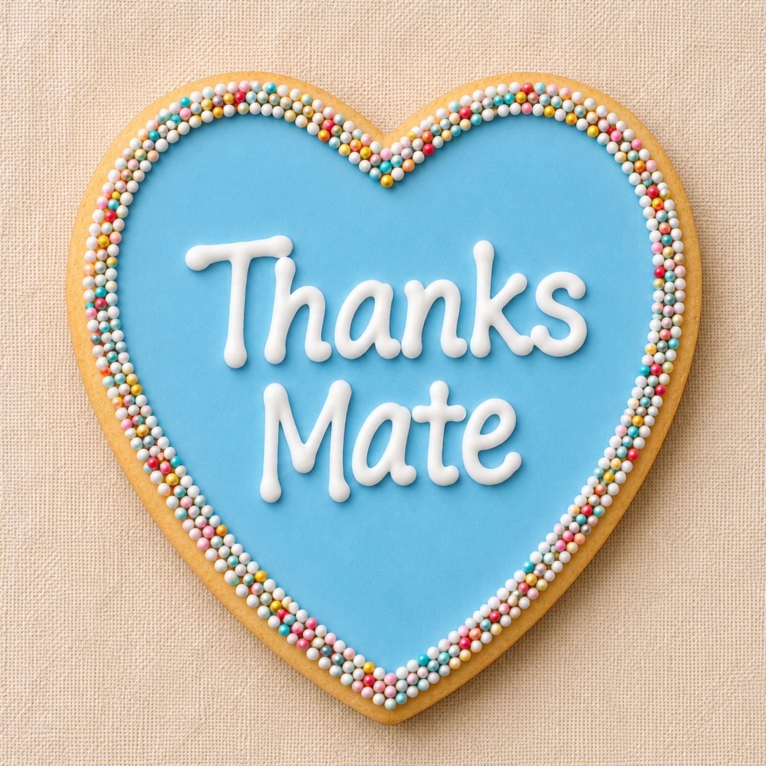 Thanks Mate Cookie | Handmade Luxury Treats by Dello Mano