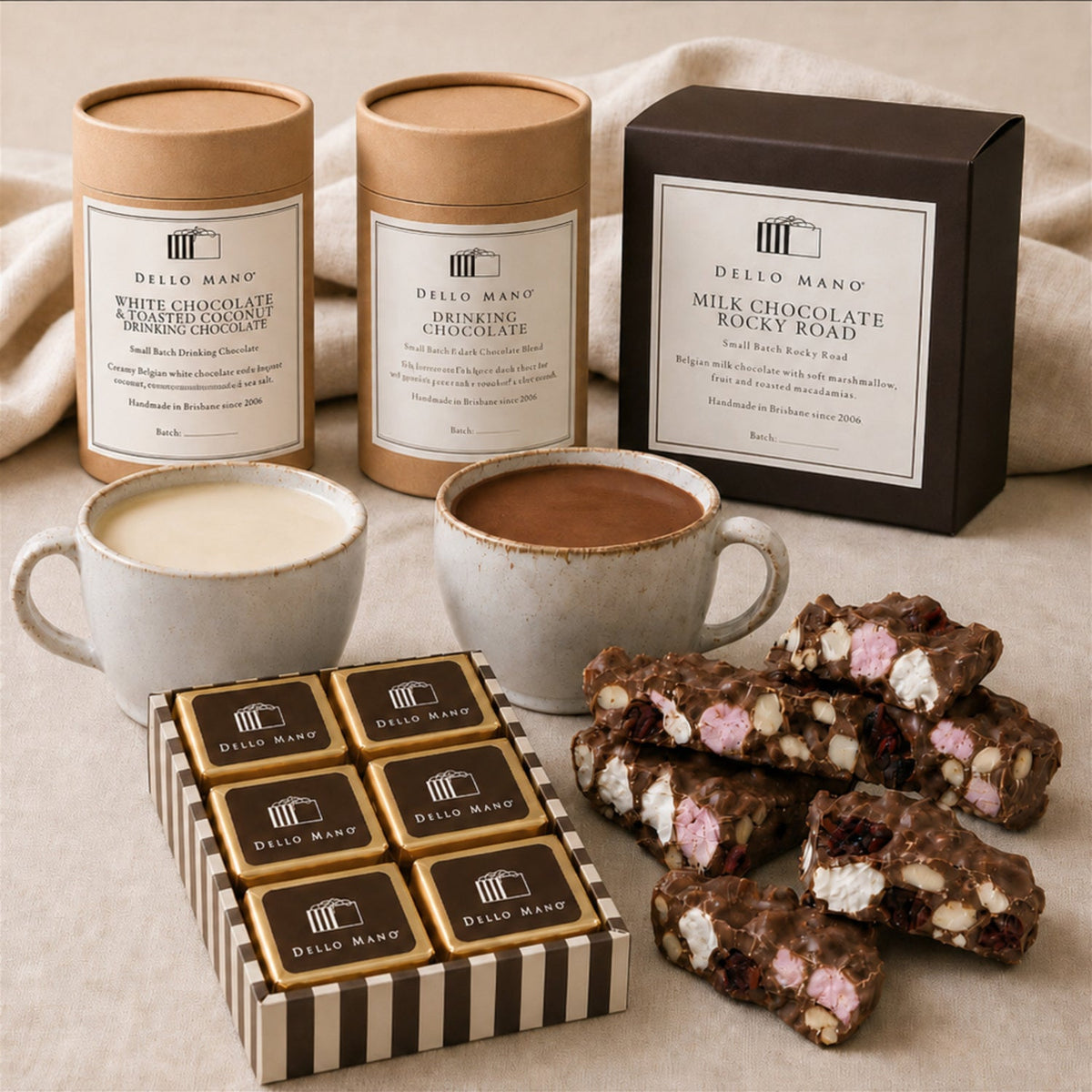 The Chocolate Moments Hamper | Handmade Luxury Treats by Dello Mano