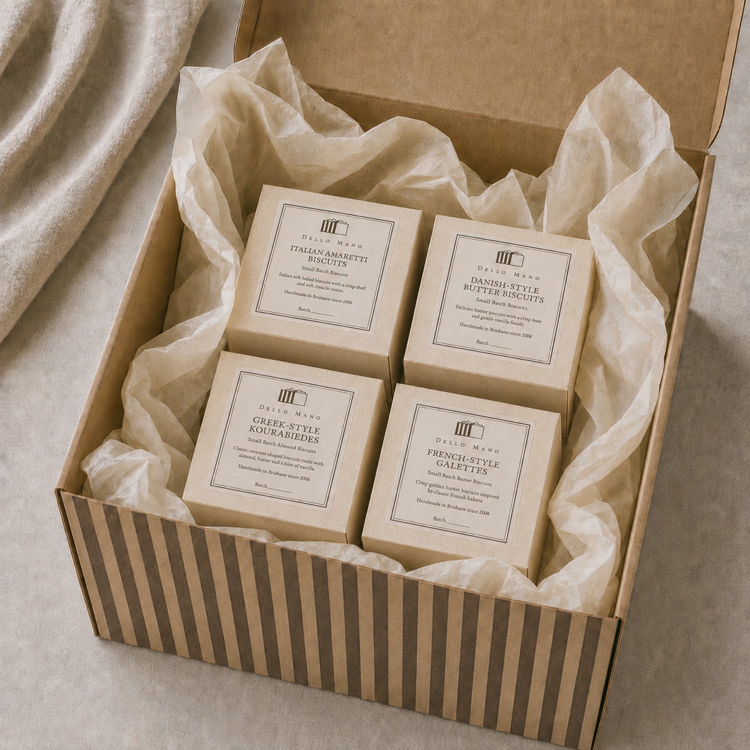 The European Biscuit Collection Hamper | Handmade Luxury Treats by Dello Mano