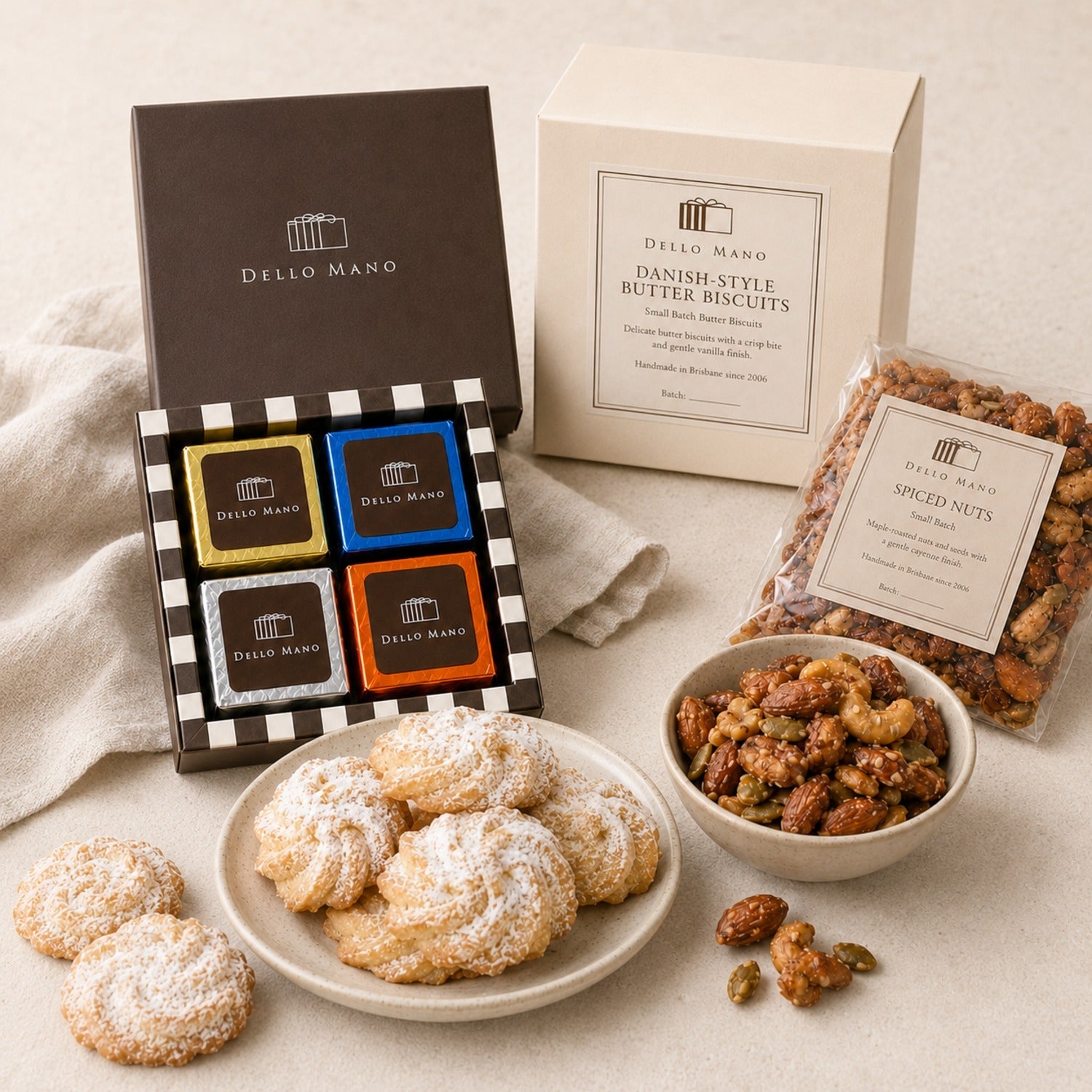 The Little Handmade Hamper | Handmade Luxury Treats by Dello Mano