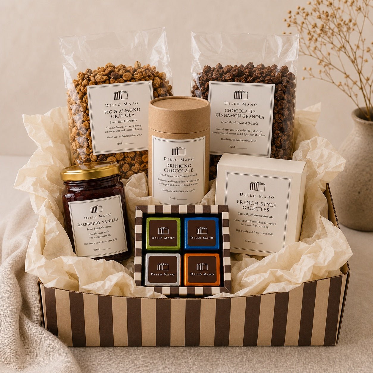The Slow Morning Hamper | Handmade Luxury Treats by Dello Mano