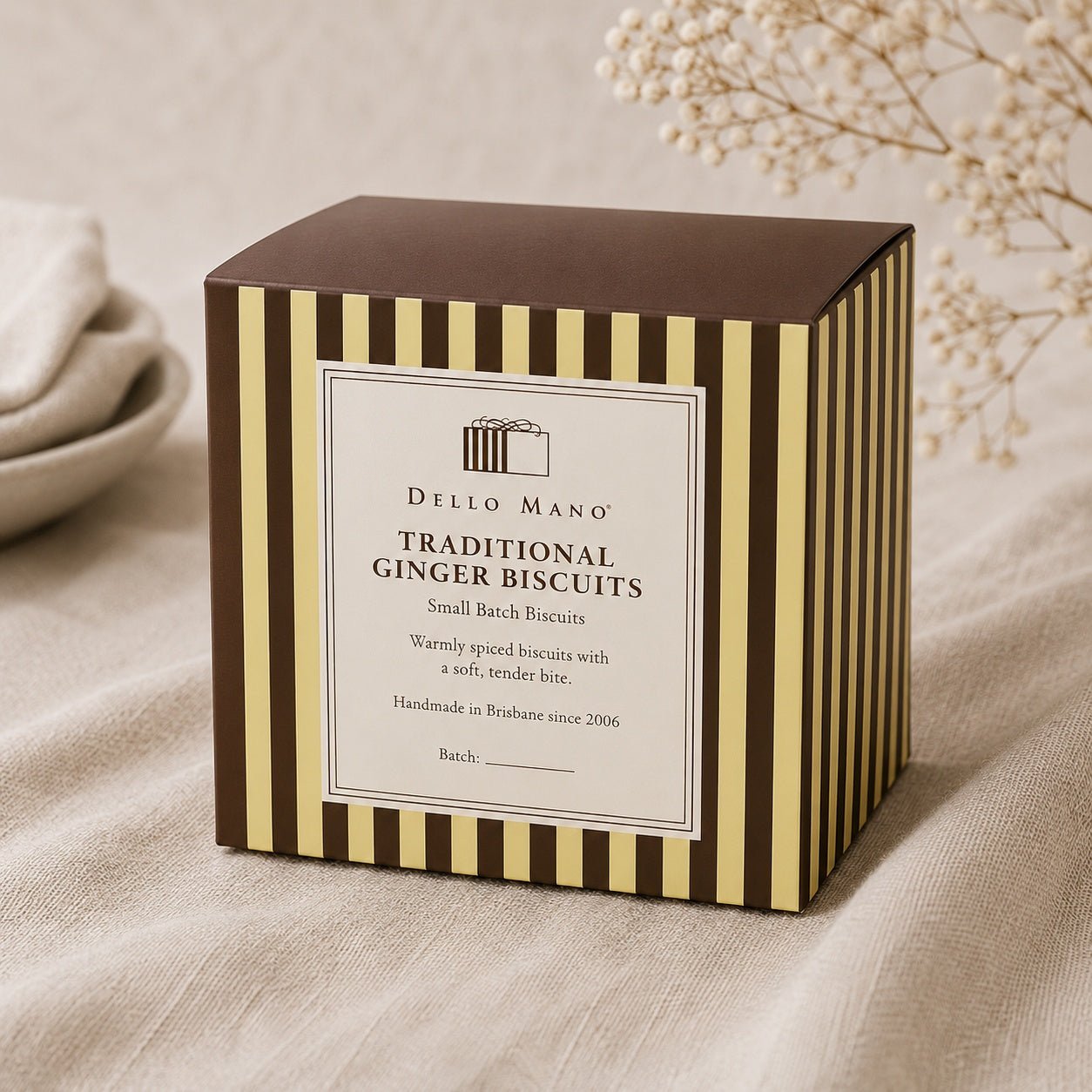 Traditional Ginger Cookies | Handmade Luxury Treats by Dello Mano