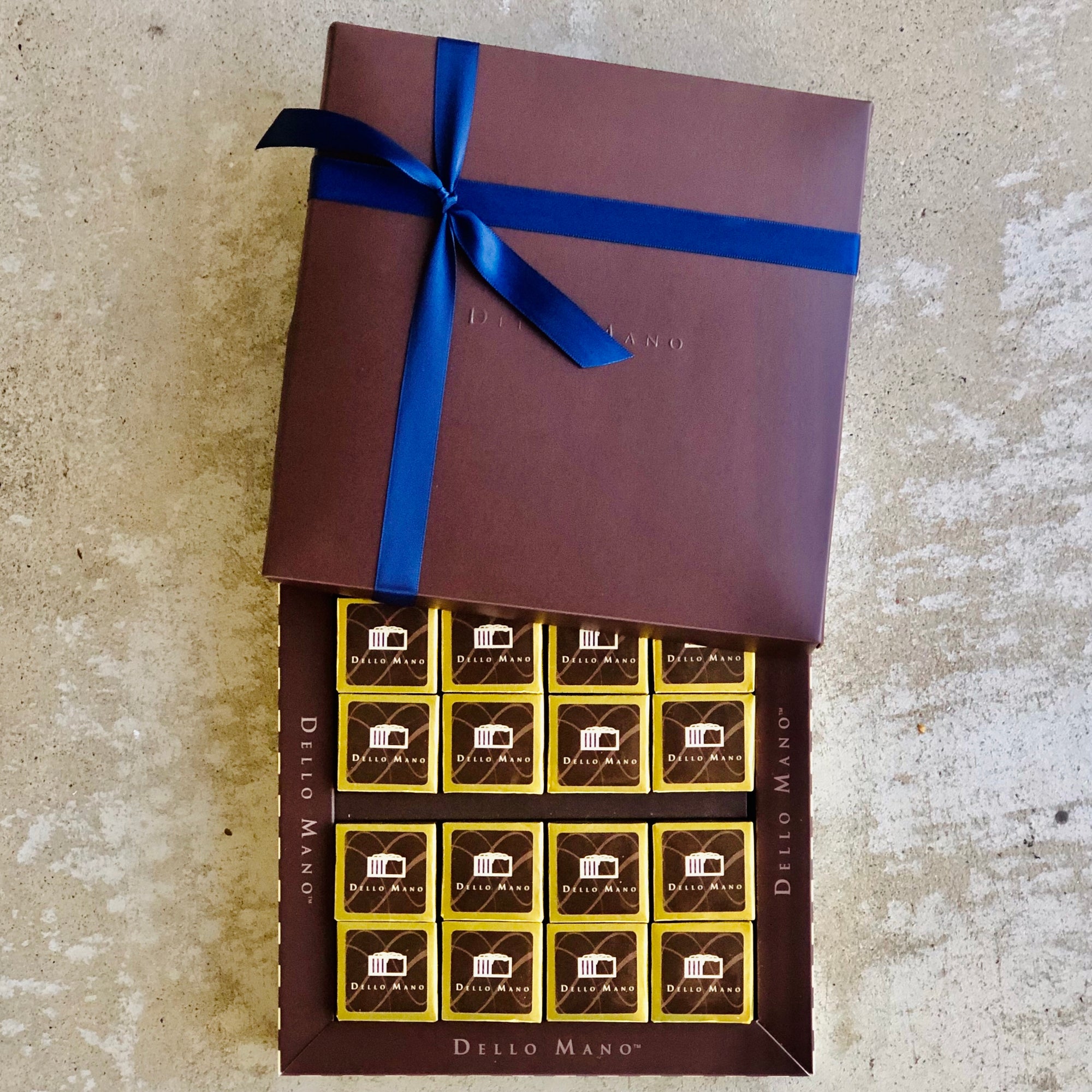 Gift Box Luxury Chocolate Brownie - Blue