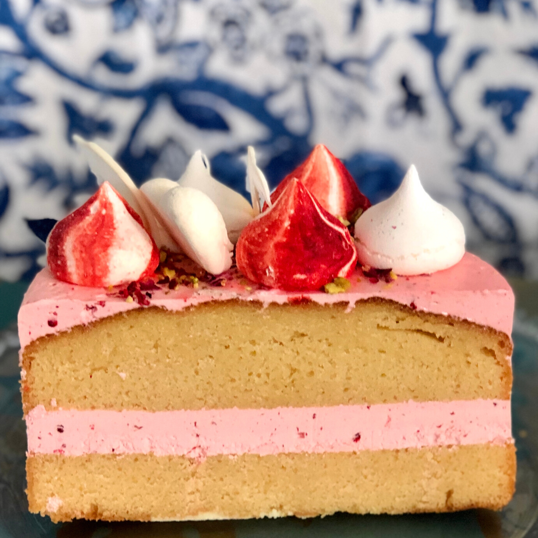 Raspberry Milkshake Cake