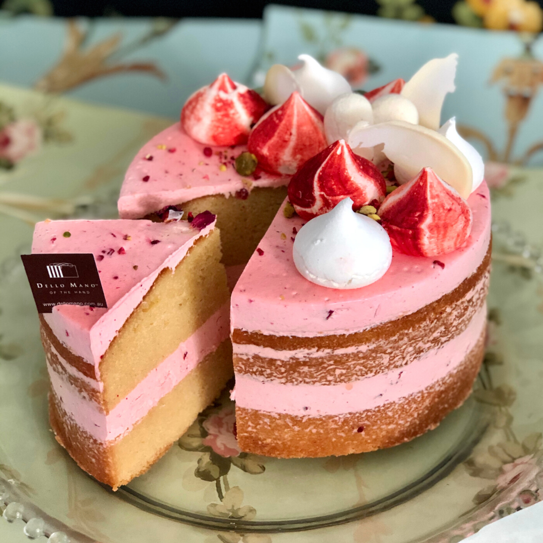 Raspberry Milkshake Cake