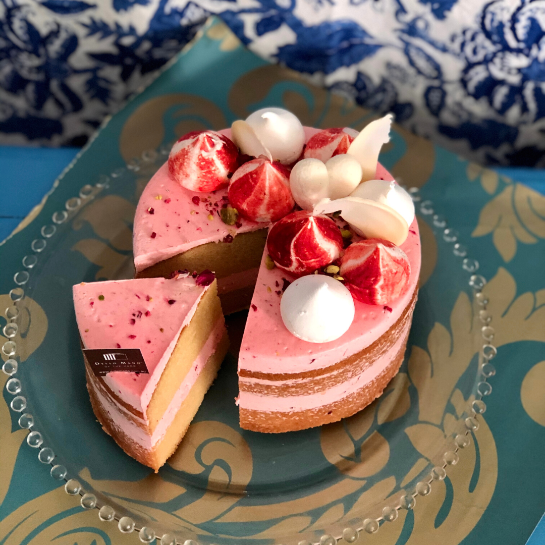 Raspberry Milkshake Cake